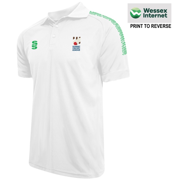 Dorset Umpires - Dual Solid Colour Polo : White