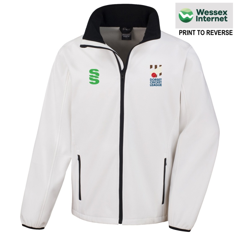 Dorset Umpires - Softshell Jacket : White